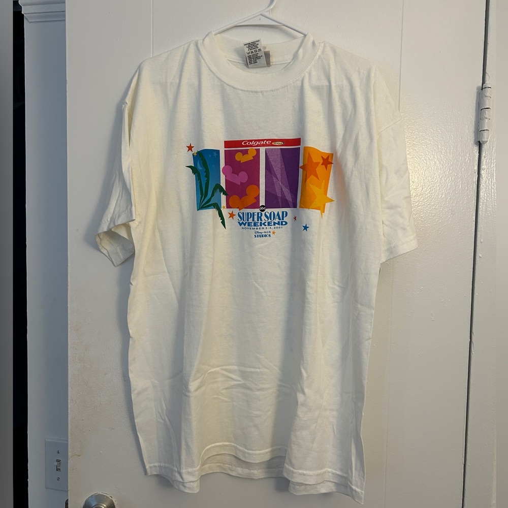 Walt Disney World Super Soap Weekend ABC Vintage Tee TShirt Special Event‎ Rare